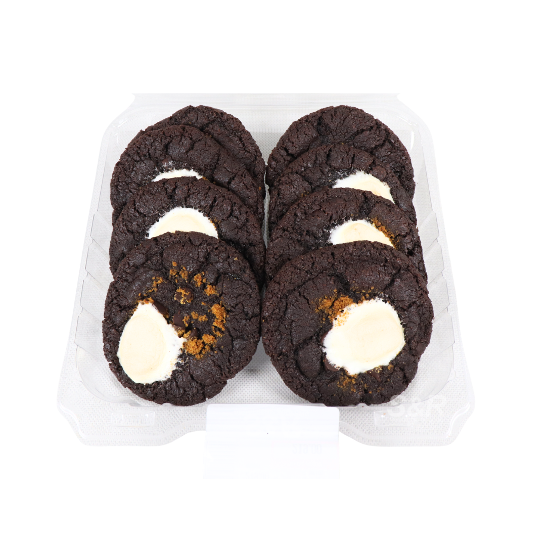 S&R Chocolate S'mores Cookies 8 pieces